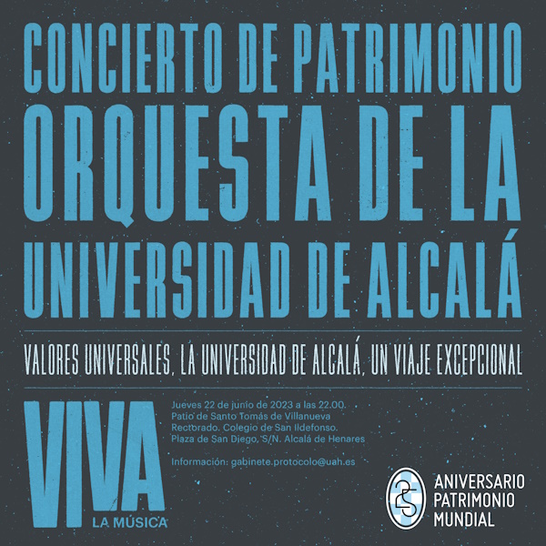 Concierto “Valores universales, la Universidad de Alcalá, un viaje excepcional